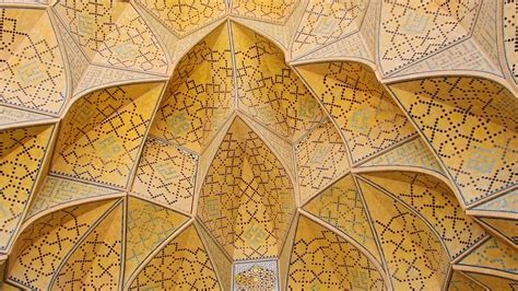 Beautiful oldest iranian mosque dome interior design 8605925 Stock ...