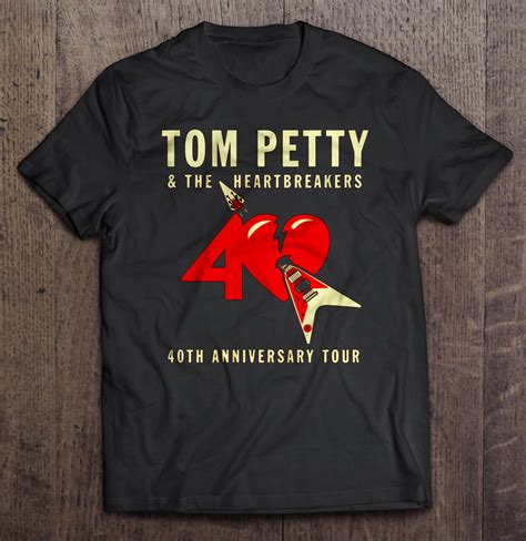 Tom Petty And The Heartbreakers 40th Anniversary Tour T Shirt Teeherivar