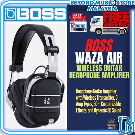 Boss Waza Air Wireless Guitar Headphone Amplifier Waza Air Shopee