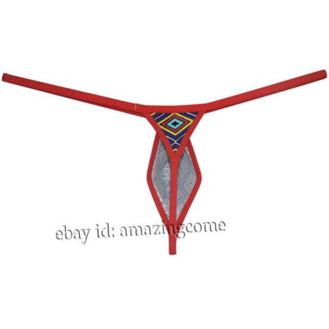 Men Tear Drop G String Underwear Extreme Micro String Bikini T Back