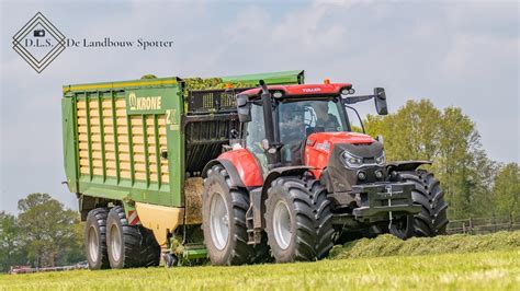 Grass Silage New Case Puma Afs Krone Zx Gd Youtube