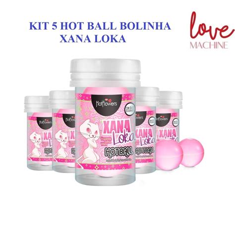 Hot Ball Xana Loka Lubrificante Hot Flowers Kit Bolinhas Shopee Brasil