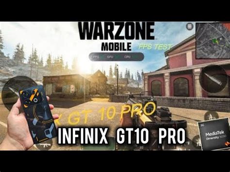 COD Warzone Mobile INFINIX GT 10 PRO FPS METER TEST YouTube