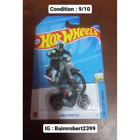 Hot Wheels Honda Super Cub Assorted Shopee Singapore