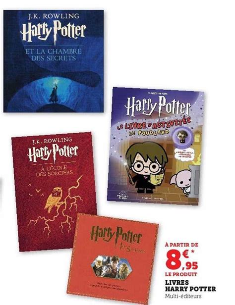 Promo Livres Harry Potter Chez Hyper U Icatalogue Fr