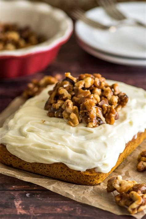 Mini Pumpkin Cake with Cream Cheese Frosting - Baking Mischief