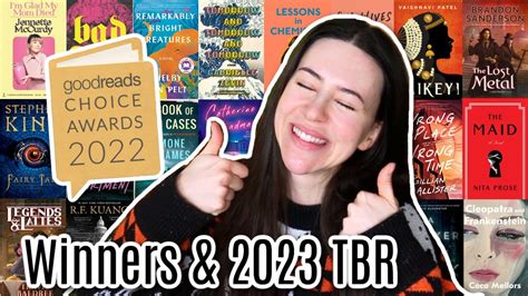 Goodreads Choice Awards 2022 Winners And 2023 Tbr Youtube