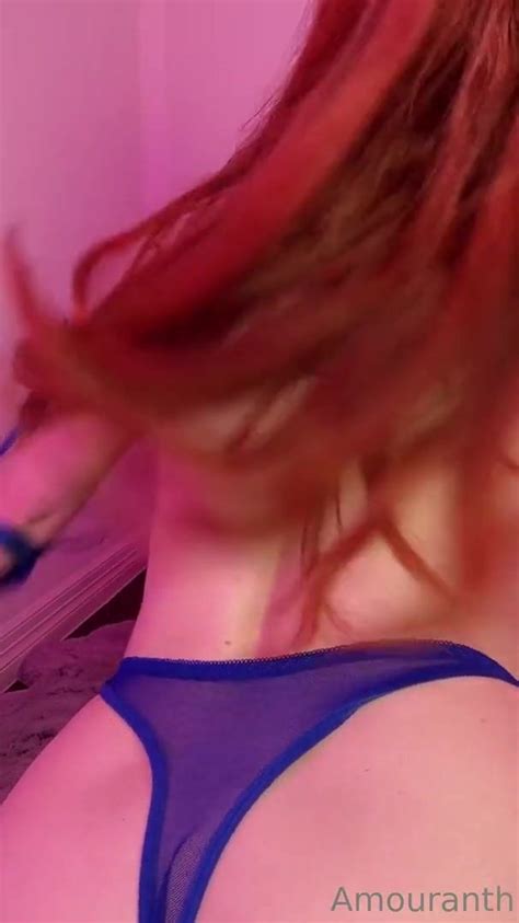 Watch Amouranth Blue Lingerie Strip Masturbation Video Leaked Porn