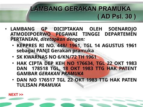 Arti Lambang Gerakan Pramuka 2