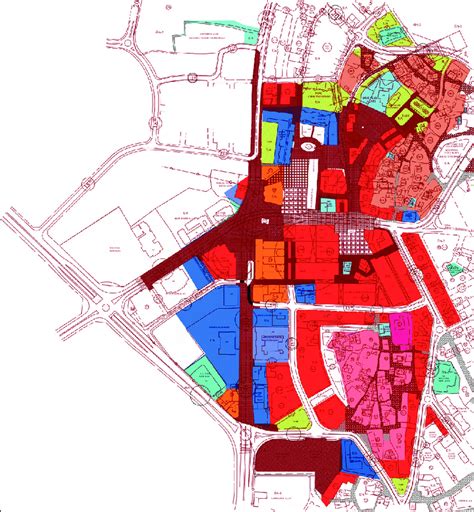 Detailed View Of Ulus Square And Its Close Vicinity In The Ankara