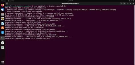 How To Install Apache Dev On Ubuntu Geeksforgeeks