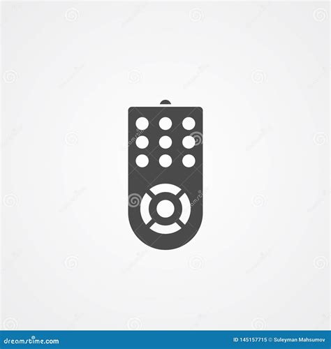 Remote Control Vector Icon Sign Symbol Illustration De Vecteur