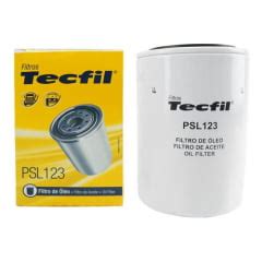 FILTRO DE ÓLEO TECFIL PSL123 AGRALE CATERPILLAR ENGESA FORD HYUNDAI NEW