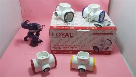 Jual Steker T Arde Saklar LOYAL LY 912SK Colokan Listrik Cabang