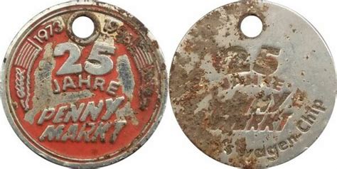 Shopping Cart Token 25 Jahre Penny Markt Federal Republic Of