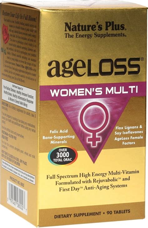 Ageloss Woman S Multi 90 Tablets Naturesplus Vitalabo Online Shop Europe