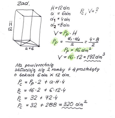 proszę o rozwiązanie daje Naj oblicz pole powierzchni i objętość
