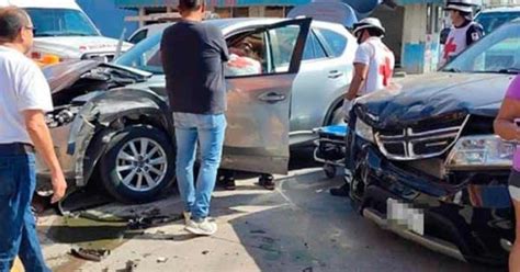 Choque De Camionetas Deja Un Herido