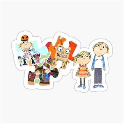 Charlie And Lola Sticker For Sale By Fahdkhadija Redbubble