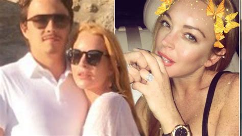 Back On Lindsay Lohan Shows Off Her Engagement Ring After Explosive