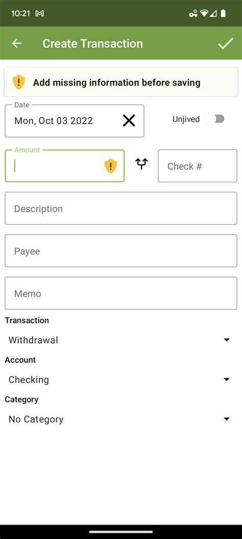 Checkbook, Finance & Budgeting App for Android | ClearCheckbook