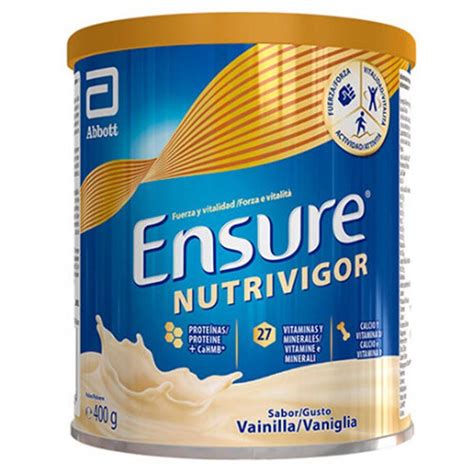 Comprar Ensure Nutrivigor Lata Vainilla 400G Precio Barato Oferta Online