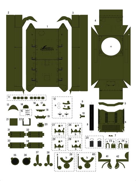 Printable Papercraft Tank Printable Papercrafts Printable Papercrafts