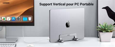 Ugreen Support Ordinateur Vertical En Aluminium Laptop Stand Vertical