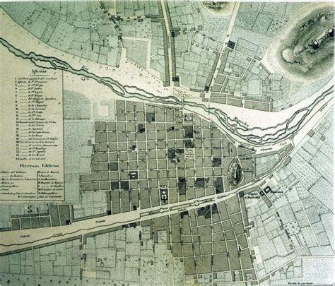 Plano de Santiago de Claudio Gay 1831 Fuente Martínez 2007 Download Scientific Diagram