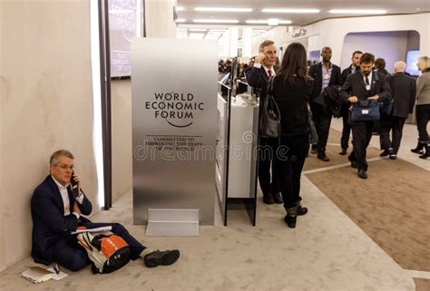 World Economic Forum Annual Meeting in Davos Editorial Stock Photo ...