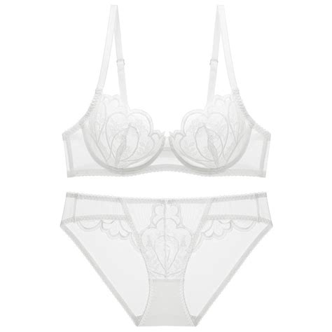 Generic Sexy Lace Lingerie Ultra Thin Breathable Big Chest Small Plus Size Underwear Anti