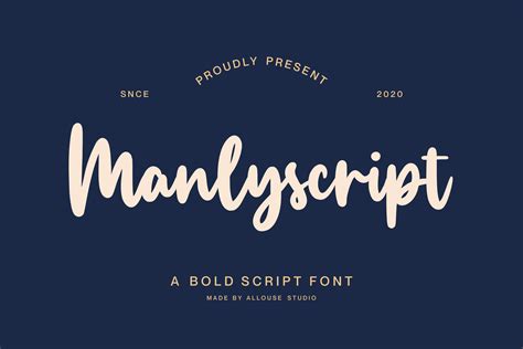 Manlyscript – Free Fonts, Script & Handwritten Fonts | pixelify.net