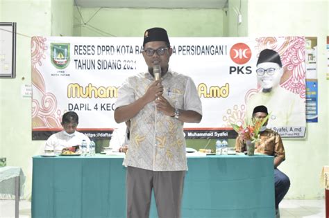 Reses Anggota Fraksi Pks Di Sagulung Baru Kali Ini Dewan Ke Tempat