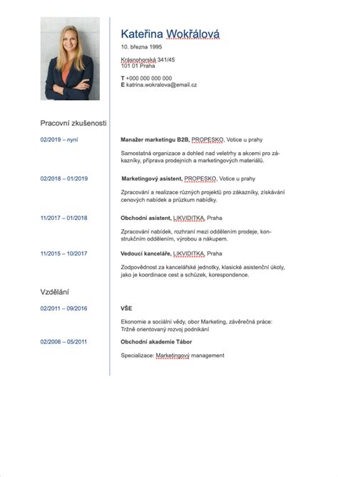 Jak napsat životopis + vzory ke stažení zdarma | Otevřito.cz