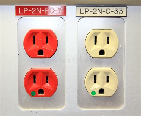 Canadian Sockets Stock Photo Image Of Panel Canada 28897236