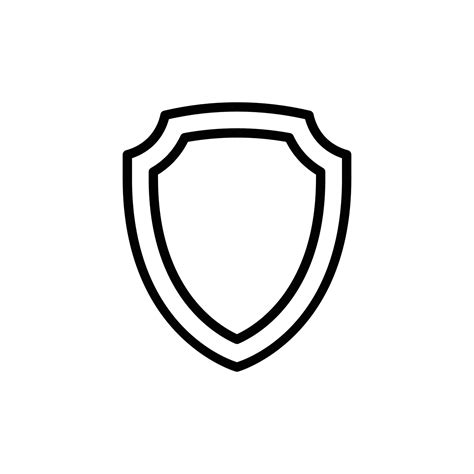 Shield Icon Protection Security Icon 45868156 Vector Art At Vecteezy