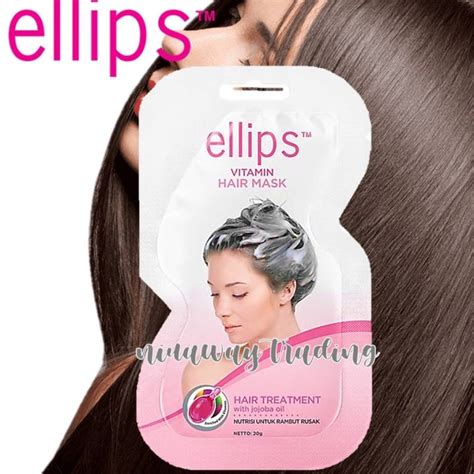 ELLIPS HAIR MASK HAIR TREATMENT MASKER RAMBUT 20G | Lazada