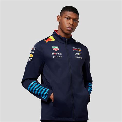 Oracle Redbull Racing Mens Team Softshell Jacket Night Sky Gp