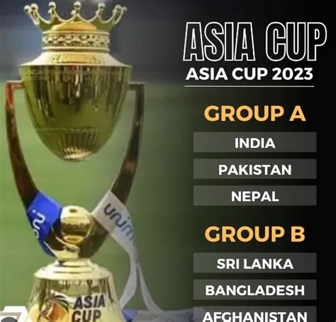 Asia Cup 2023 Teams Groups Schedule Dates And Venue Details