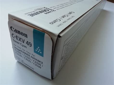Canon Toner Oryginalny C-EXV 49 CYAN – Forcopy.com.pl