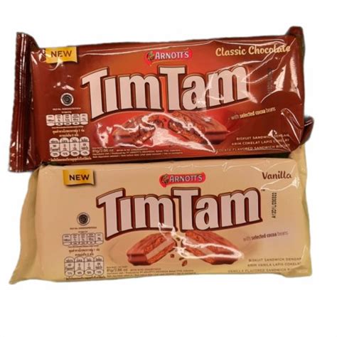 jual tim tam maxi gr  varian tim tam sachet vanila coklat