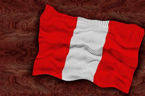 Premium Photo | National flag of peru background with flag of peru