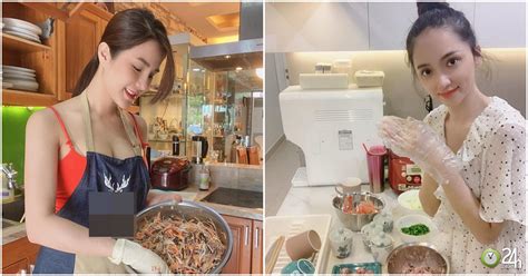 Người đẹp đua nhau mặc bikini vào bếp khiến dân mạng té ngửa