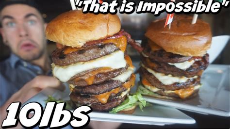 Impossible Double Canadian Burger Challenge 4 5kg Never Completed