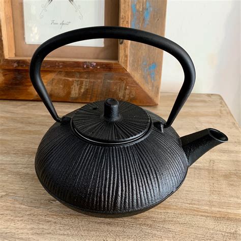 Black Cast Iron Japanese Teapot Holy Cow Home Ltd