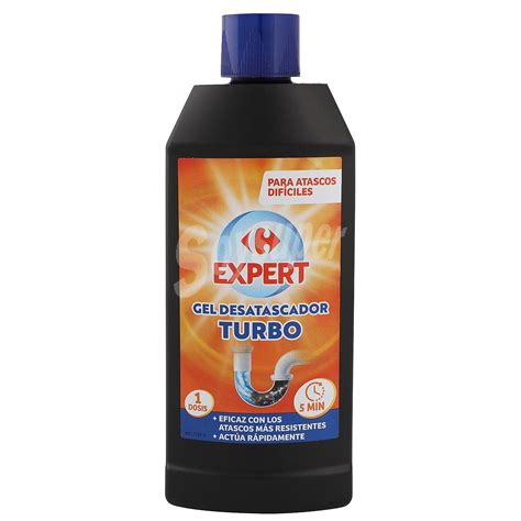 Carrefour Gel Desatascador Turbo Tuberias Carrefour Ml