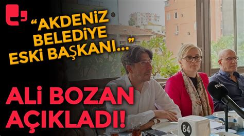 DEM Partili Ali Bozan açıkladı Eski AKP li Akdeniz Belediye Başkanı ve