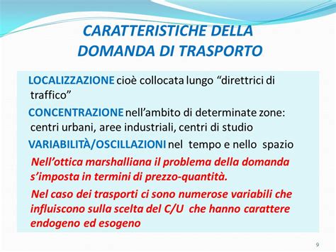 Economia Dei Trasporti E Dei Sistemi Logistici Ppt Scaricare