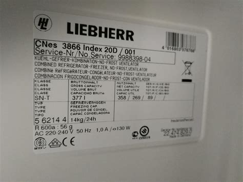 avería frigorífico liebherr cnes 3866 - YoReparo